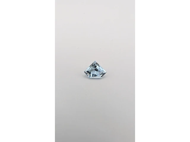 Aquamarine - fancy step cut - 1.21cts, blauw - afbeelding 1 van  5