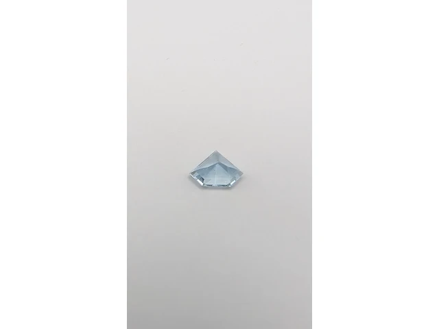 Aquamarine - fancy step cut - 1.21cts, blauw - afbeelding 3 van  5