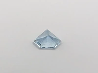 Aquamarine - fancy step cut - 1.21cts, blauw - afbeelding 3 van  5
