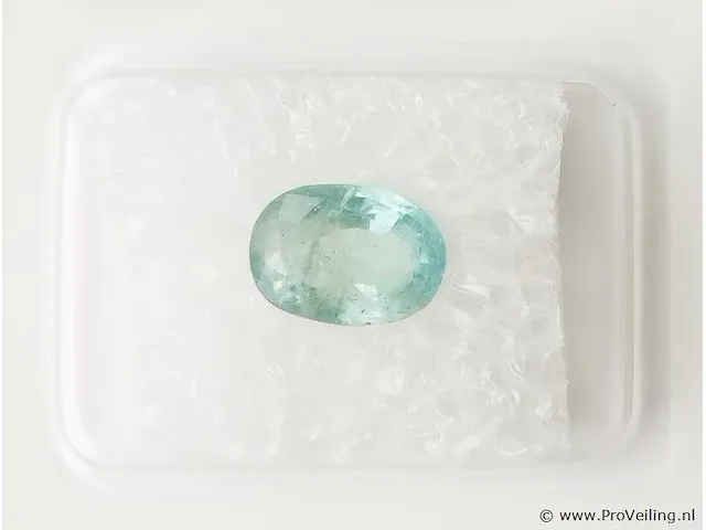 Aquamarine 1.09ct gra certified - afbeelding 1 van  8