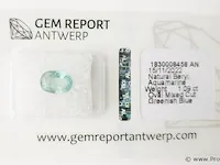 Aquamarine 1.09ct gra certified - afbeelding 5 van  8
