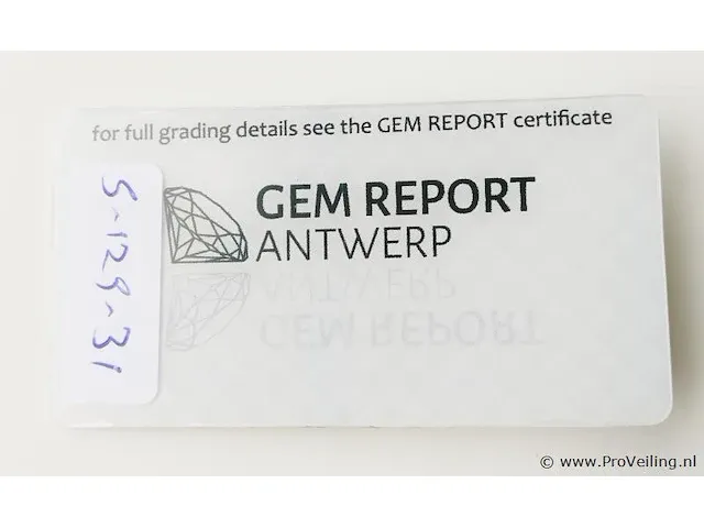 Aquamarine 1.09ct gra certified - afbeelding 6 van  8