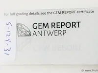 Aquamarine 1.09ct gra certified - afbeelding 6 van  8