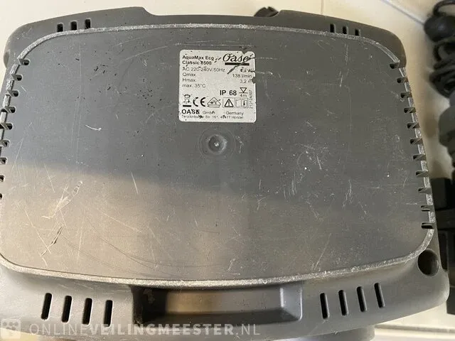 Aquamax eco classic 8500 vijverpomp oase, 8500 l/h - afbeelding 2 van  2