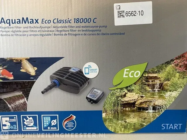 Aquamax eco classic c 18000 vijverpomp oase , 18000c l/h - afbeelding 1 van  2