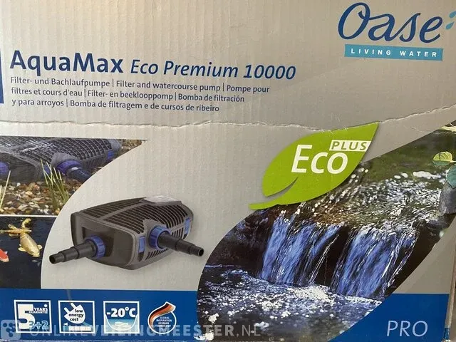 Aquamax eco premium 10000 vijverpomp oase, 10000 l/h - afbeelding 1 van  1