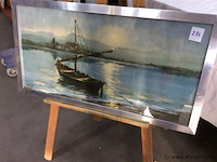 Aquarel boot - afbeelding 1 van  3