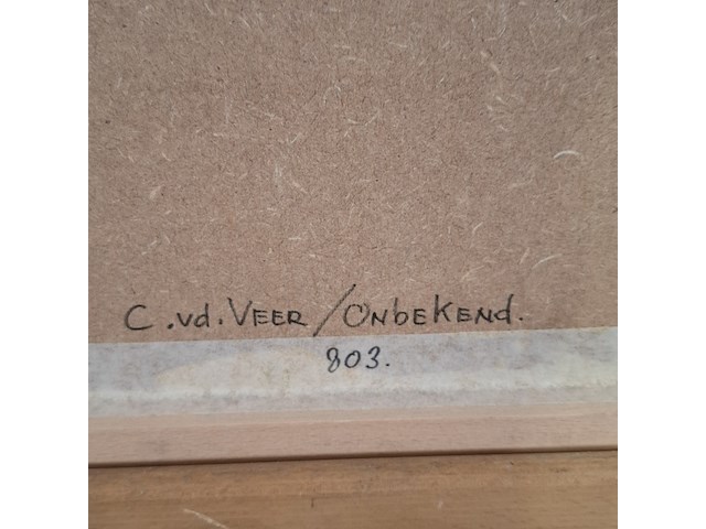Aquarel, c. van der veer - afbeelding 9 van  9