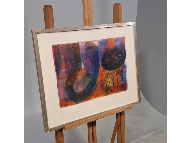 Aquarel, e. amman, compositie, 1973 - afbeelding 2 van  7