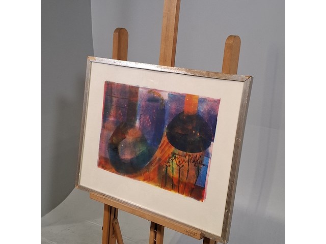 Aquarel, e. amman, compositie, 1973 - afbeelding 3 van  7