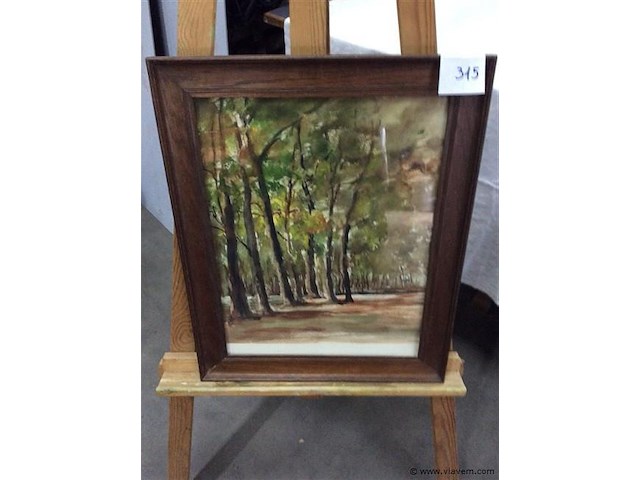 Aquarel getekend ivens - afbeelding 1 van  2