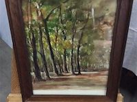 Aquarel getekend ivens - afbeelding 1 van  2