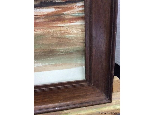 Aquarel getekend ivens - afbeelding 2 van  2