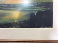 Aquarel getekend - afbeelding 2 van  2