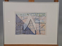 Aquarel, h. schabracq, schetsboek iv, 1980 - afbeelding 1 van  5