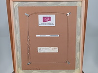 Aquarel, h. stork, man in bruine jas - afbeelding 7 van  8