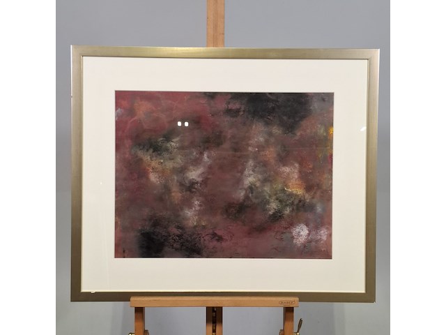 Aquarel, hans van der schaaf, boslaan 1, 1969 - afbeelding 1 van  7