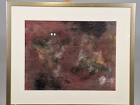 Aquarel, hans van der schaaf, boslaan 1, 1969 - afbeelding 1 van  7