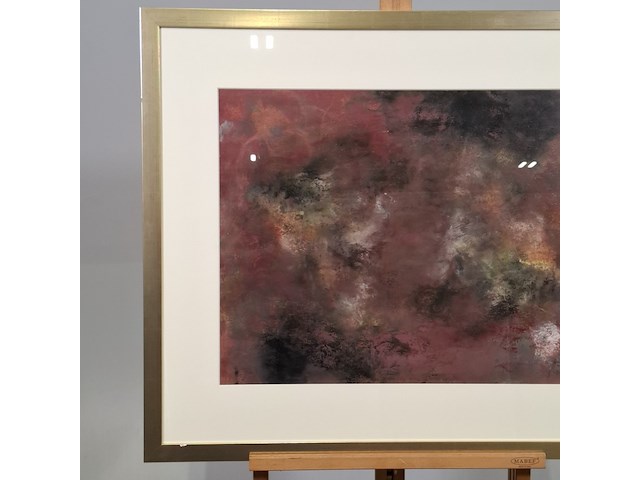 Aquarel, hans van der schaaf, boslaan 1, 1969 - afbeelding 2 van  7