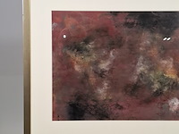 Aquarel, hans van der schaaf, boslaan 1, 1969 - afbeelding 2 van  7