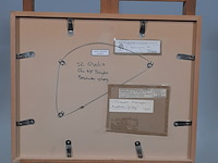 Aquarel, h.f. benoit nuyten, beschoten ijsberg, 1974 - afbeelding 6 van  7