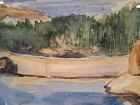 Aquarel, hofman - afbeelding 4 van  9