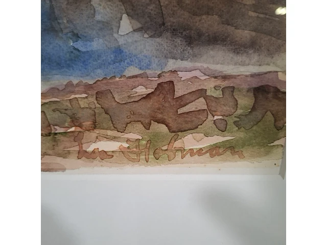 Aquarel, hofman - afbeelding 5 van  9