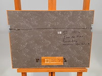 Aquarel, j. van der plas, landschap - afbeelding 6 van  7