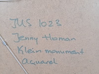 Aquarel, jenny homan, klein monument, 1999 - afbeelding 8 van  8