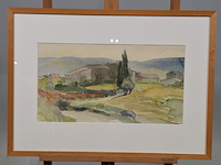 Aquarel, m. dagnelie, 1977 - afbeelding 1 van  6