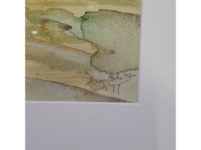 Aquarel, m. dagnelie, 1977 - afbeelding 4 van  6
