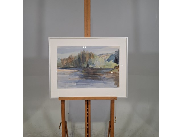 Aquarel, m. dagnelie, dordogne 37/54, 1969 - afbeelding 1 van  8