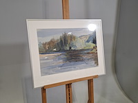 Aquarel, m. dagnelie, dordogne 37/54, 1969 - afbeelding 2 van  8