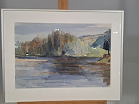 Aquarel, m. dagnelie, dordogne 37/54, 1969 - afbeelding 4 van  8