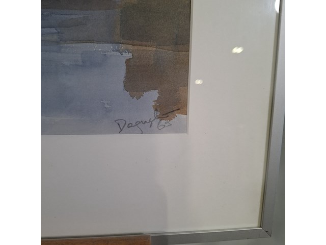Aquarel, m. dagnelie, dordogne 37/54, 1969 - afbeelding 5 van  8