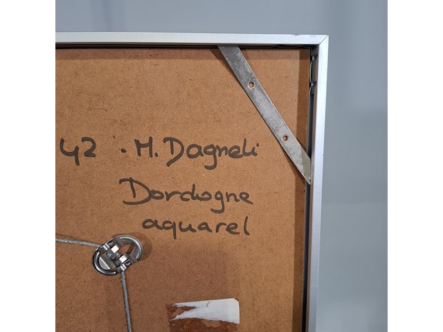 Aquarel, m. dagnelie, dordogne 37/54, 1969 - afbeelding 7 van  8
