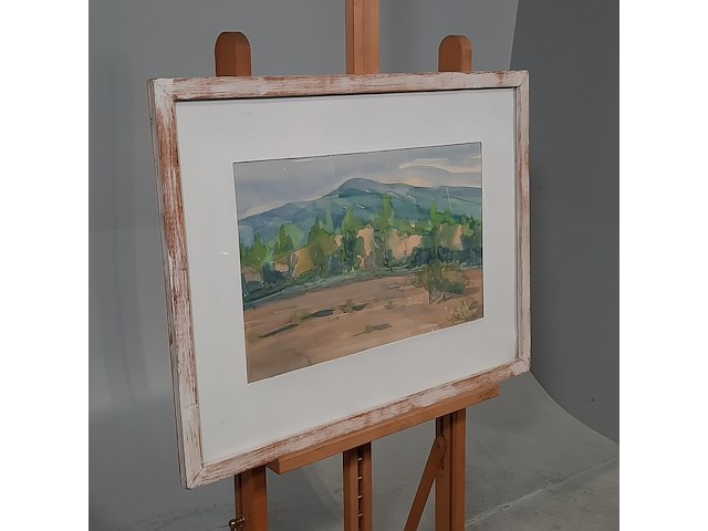 Aquarel, m. dagnelie, mont ventoux, 1969 - afbeelding 2 van  9