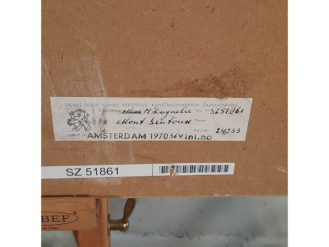 Aquarel, m. dagnelie, mont ventoux, 1969 - afbeelding 9 van  9