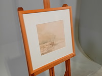 Aquarel, m. h. e. slangen, landschap met regenboog - afbeelding 2 van  8
