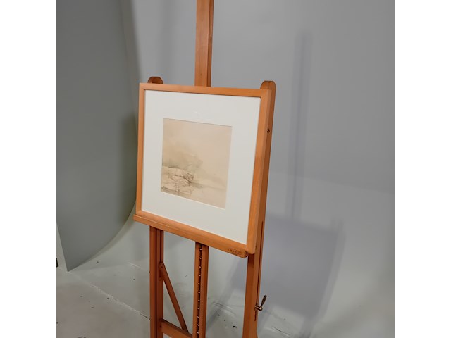 Aquarel, m. h. e. slangen, landschap met regenboog - afbeelding 3 van  8