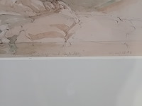 Aquarel, m. h. e. slangen, landschap met regenboog - afbeelding 6 van  8