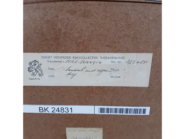 Aquarel, m. h. e. slangen, landschap met regenboog - afbeelding 8 van  8