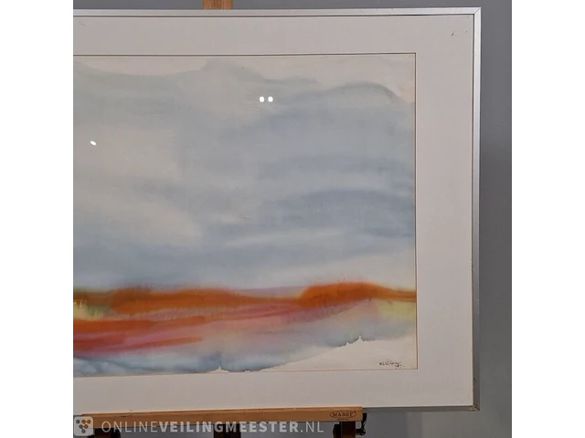 Aquarel maya wildevuur (1944-2023), compositie, bouwjaar 1987 - afbeelding 4 van  9