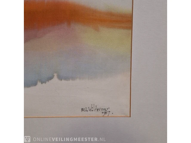 Aquarel maya wildevuur (1944-2023), compositie, bouwjaar 1987 - afbeelding 6 van  9