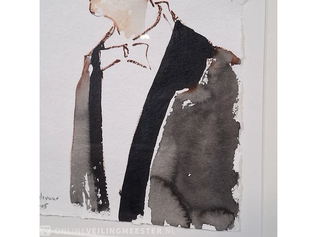 Aquarel maya wildevuur (1944-2023), hoogleraar, bouwjaar 2005 - afbeelding 5 van  9