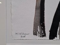 Aquarel maya wildevuur (1944-2023), hoogleraar, bouwjaar 2005 - afbeelding 6 van  9