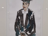 Aquarel maya wildevuur (1944-2023), hoogleraar, bouwjaar 2005 - afbeelding 11 van  17