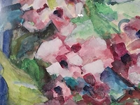 Aquarel maya wildevuur (1944-2023), hortensia, bouwjaar 1990 - afbeelding 4 van  9