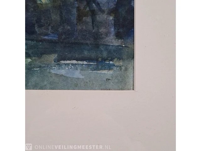 Aquarel maya wildevuur (1944-2023), hortensia, bouwjaar 1990 - afbeelding 5 van  9