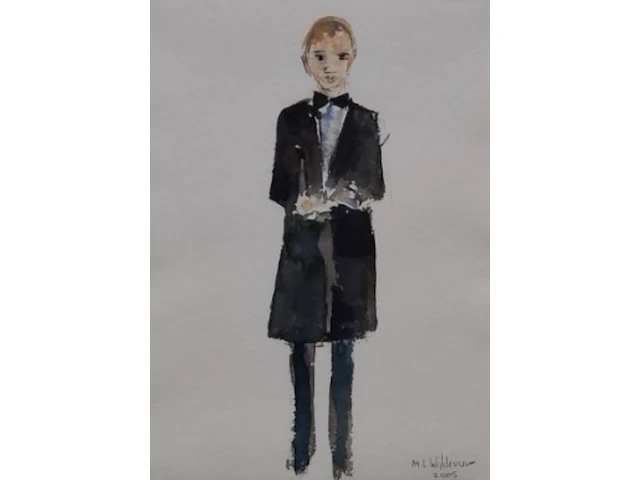 Aquarel maya wildevuur (1944-2023), orkest 18, bouwjaar 2005 - afbeelding 1 van  9
